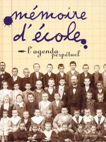 Agenda mémoire d'école