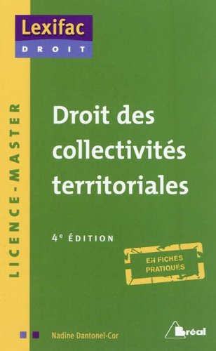 Droit des collectivités territoriales : licence, master