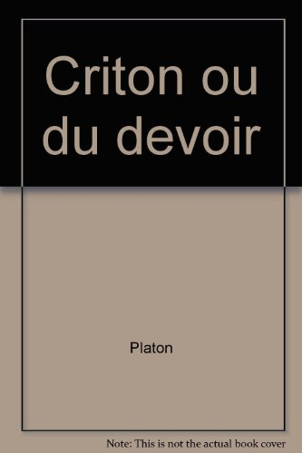 Criton ou du devoir