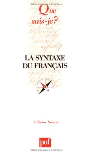 La syntaxe du français