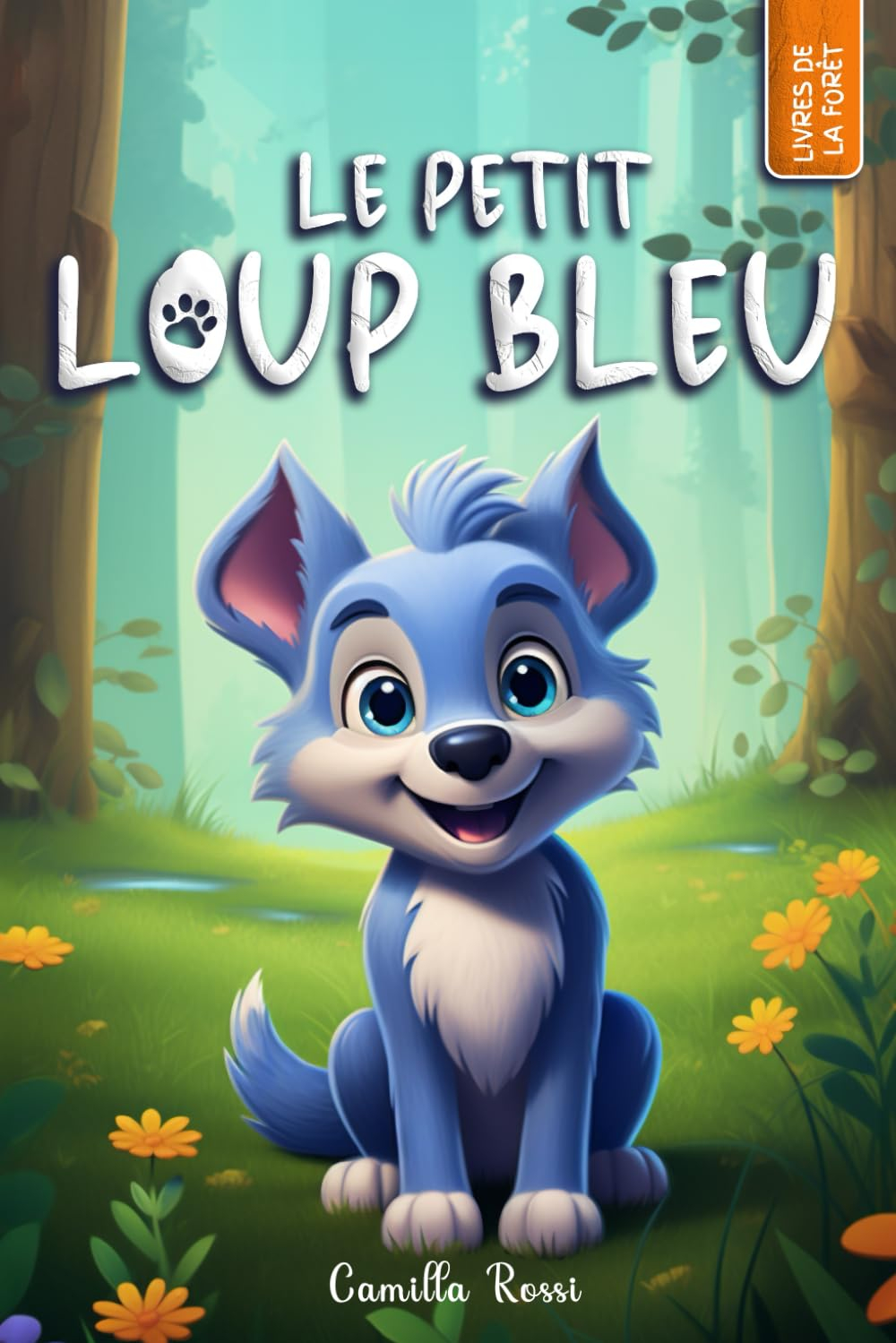 Le petit loup bleu: Un Livre Illustré pour enfants