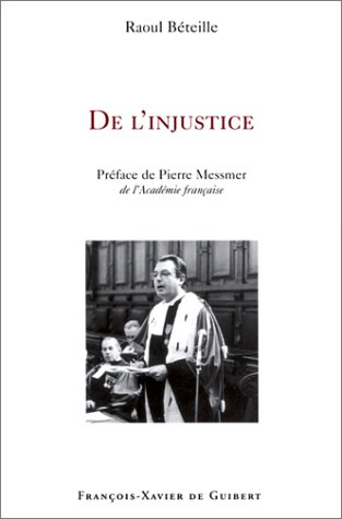 De l'injustice
