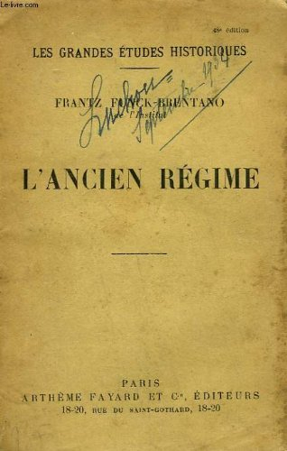l'ancien regime.