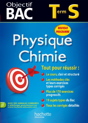 Physique chimie terminale S : nouveau programme
