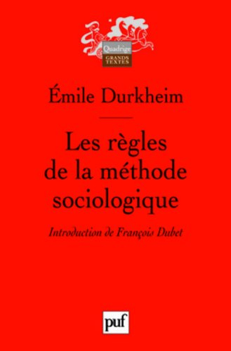 Les règles de la méthode sociologique