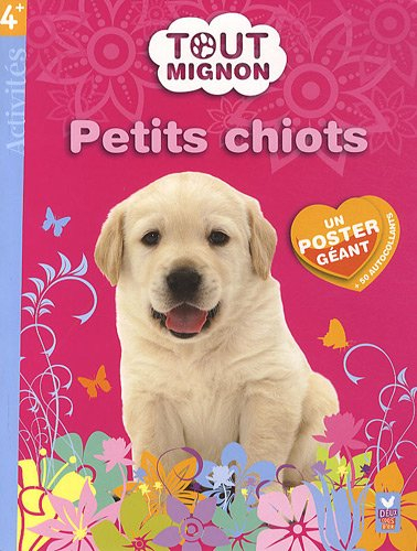 Petits chiots : un poster géant + 50 autocollants