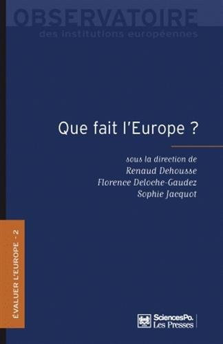 Que fait l'Europe ?