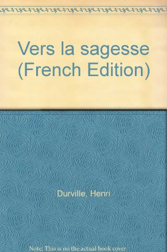 Vers la sagesse