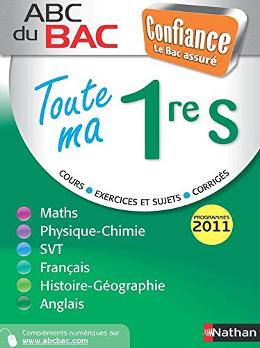 Toute ma 1re S : programmes 2011