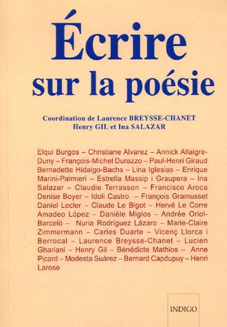 Ecrire sur la poésie