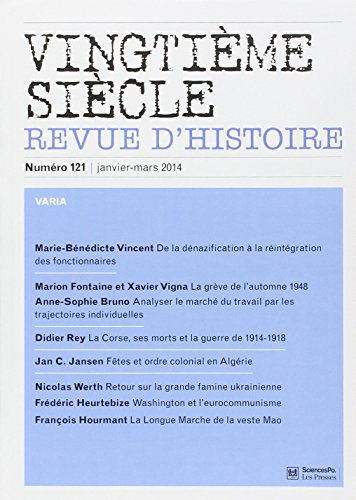 Vingtième siècle, n° 121