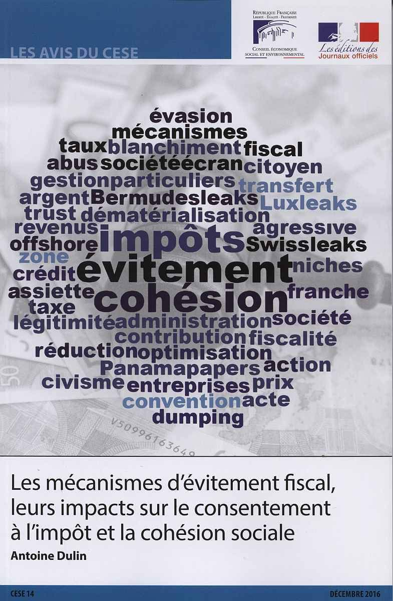 Les mécanismes d'évitement fiscal, leurs impacts sur le consentement à l'impôt et à la cohésion soci