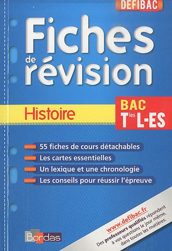 Histoire, bac terminales L, ES : fiches de révision