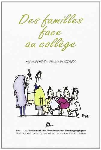 des familes face au collège: portraits de groupes