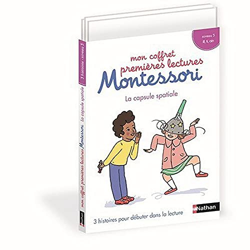 Mon coffret premières lectures Montessori : La capsule spatiale : 3 histoires pour débuter dans la l
