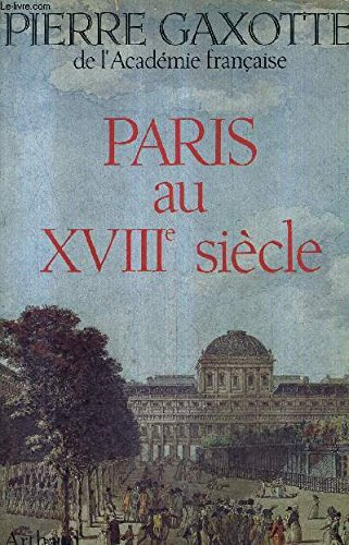 Paris au 18e siècle
