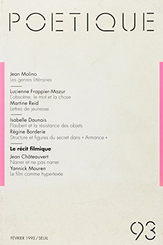 Poétique, numéro 93