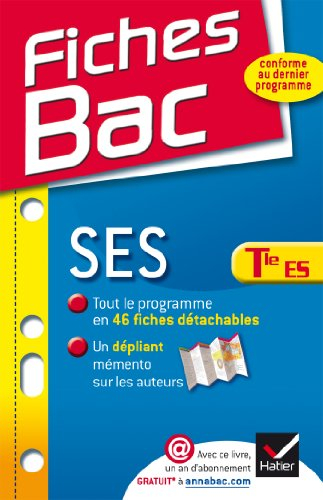 Sciences économiques et sociales, terminale ES