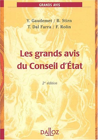 Les grands avis du Conseil d'Etat : 2002