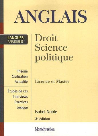 Anglais : droit, science politique, licence et master