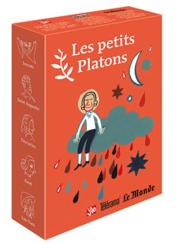 Coffret  orange 5 Petits Platons : Socrate, saint Augustin, Descartes, Kant et Lao-Tseu