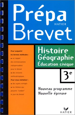 prépabrevet histoire, géographie - 3e