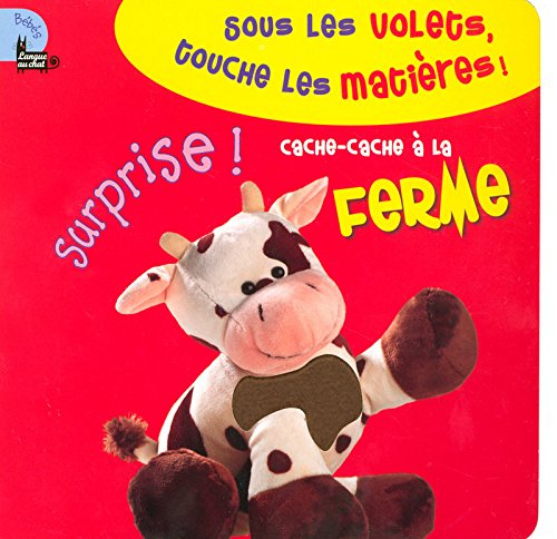 Surprise ! cache-cache à la ferme : sous les volets, touche les matières !