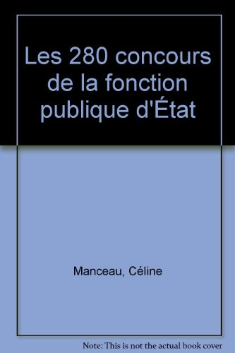 Les 280 concours de la fonction publique d'Etat