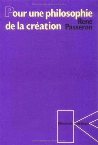 Pour une philosophie de la création