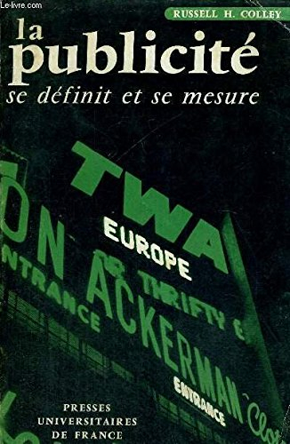 la publicité se définit et se mesure