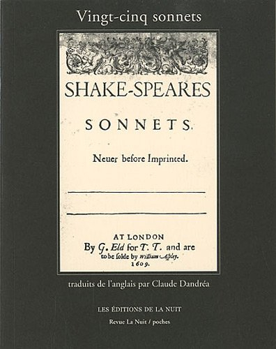 Nuit (La). Vingt-cinq sonnets