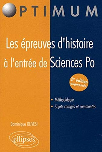 Les épreuves d'histoire à l'entrée de Sciences Po