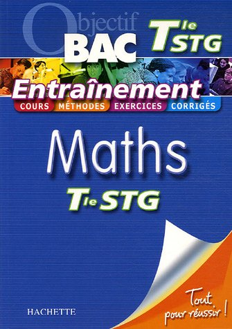 Maths terminale STG