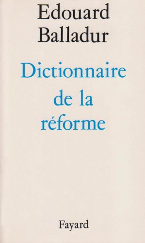 Dictionnaire de la réforme