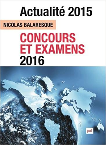 Actualité 2015 : concours et examens 2016