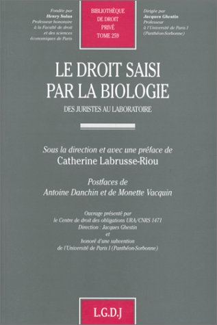 Le droit saisi par la biologie : des juristes au laboratoire