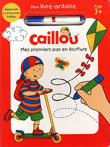 Caillou : mes premiers pas en écriture : mon livre-ardoise