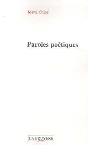 Paroles poétiques