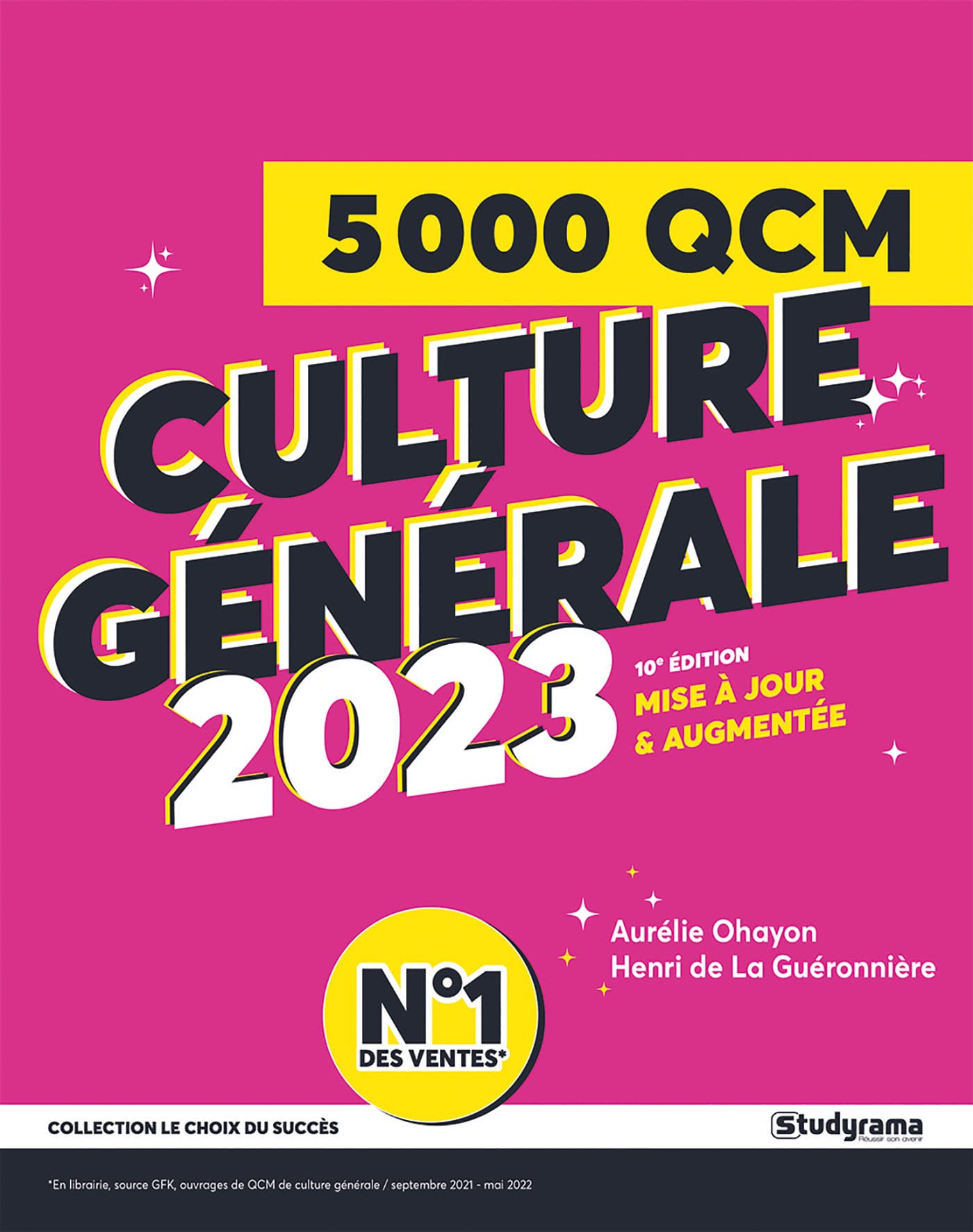 5.000 QCM de culture générale 2023 : préparez vos examens et concours, évaluez votre culture général