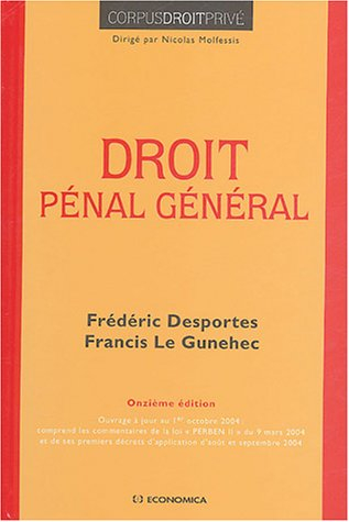 Droit pénal général