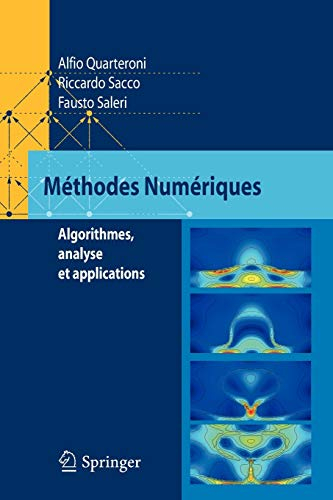 Méthodes numériques : algorithmes, analyse et applications