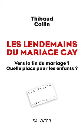 Les lendemains du mariage gay : vers la fin du mariage ? Quelle place pour les enfants ?