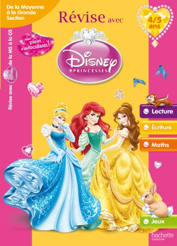 Révise avec Disney Princesses : de la moyenne à la grande section, 4-5 ans