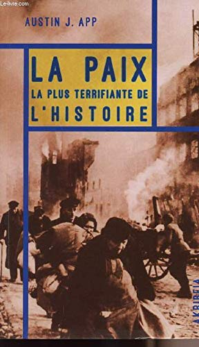 La paix la plus terrifiante de l'histoire
