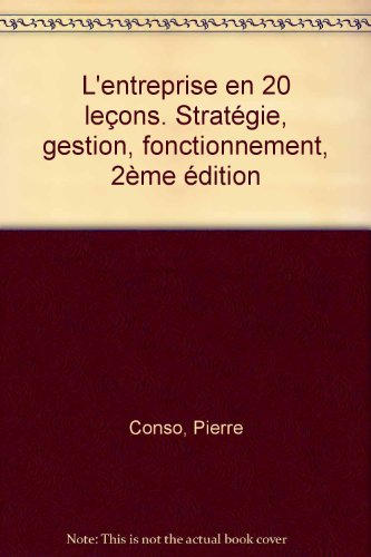 l'entreprise en 20 leçons