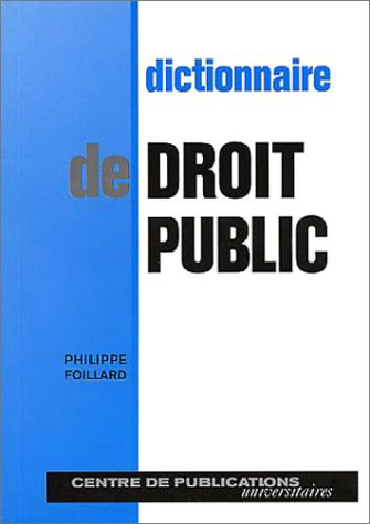 Dictionnaire de droit public