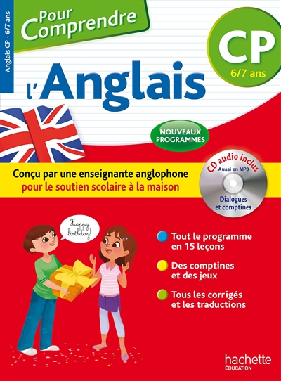 Pour comprendre l'anglais CP, 6-7 ans : nouveaux programmes