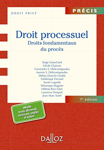 Droit processuel : droits fondamentaux du procès