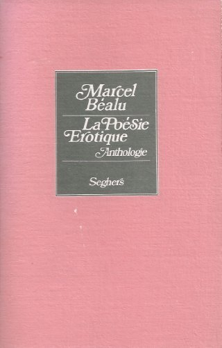 la poésie érotique (anthologie)