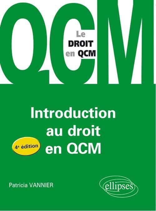 Introduction au droit en QCM